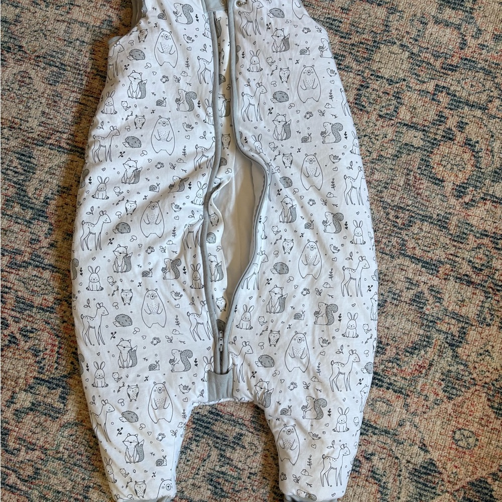 Organic cotton toddler Sleep Sack with feet
